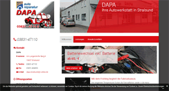 Desktop Screenshot of dapa-hst.de